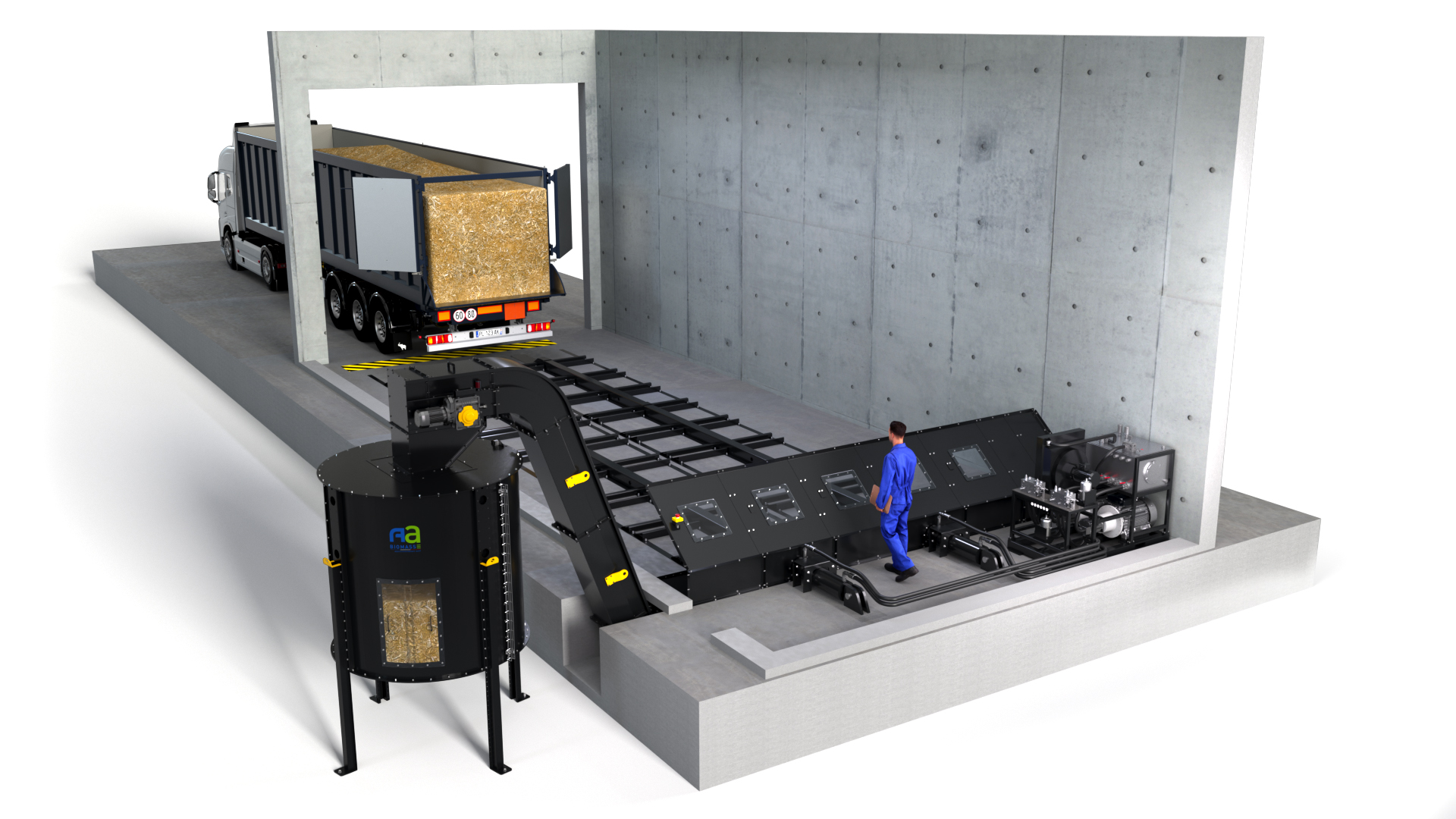 Echelles carrossables Biomasse