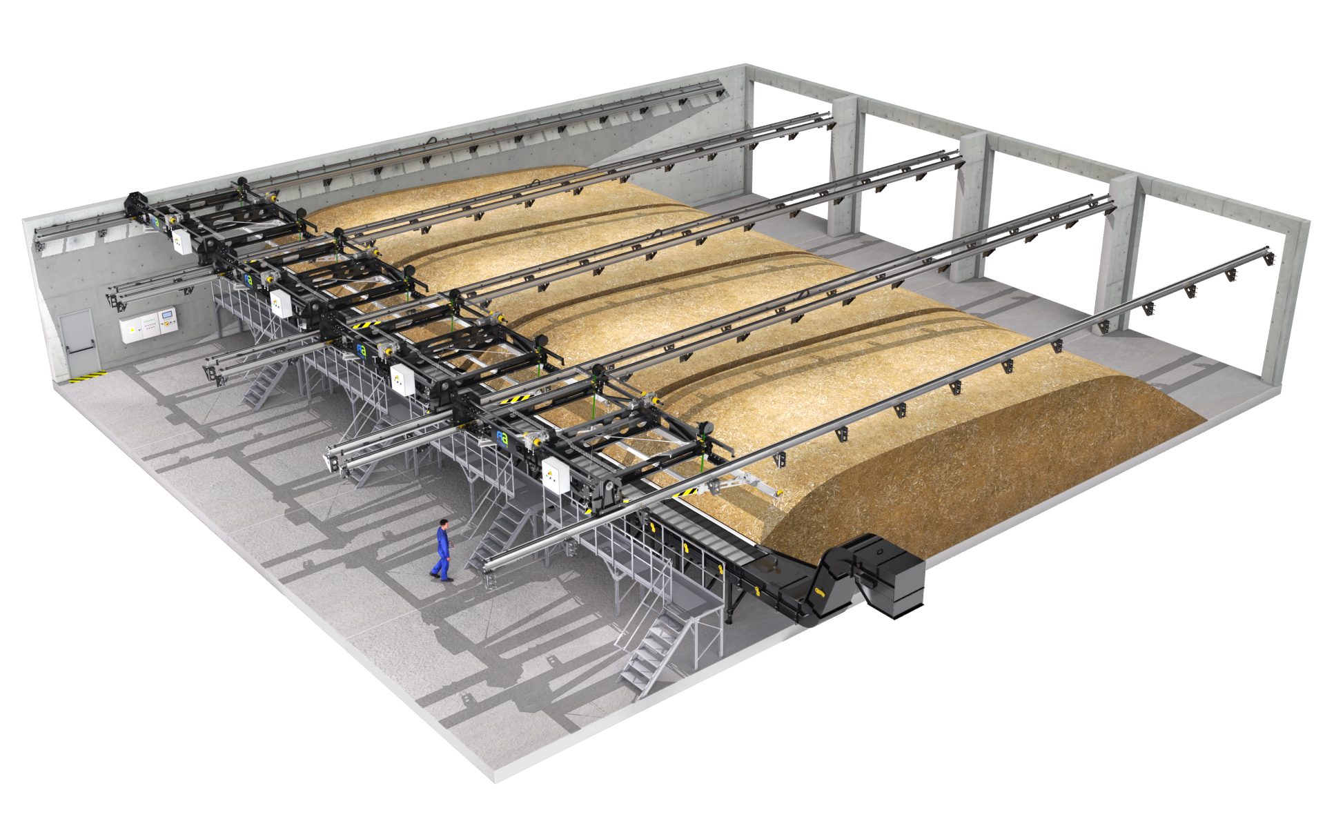 Multi-Toploader Biomasse sur rampe. AA-MULTITOP-R