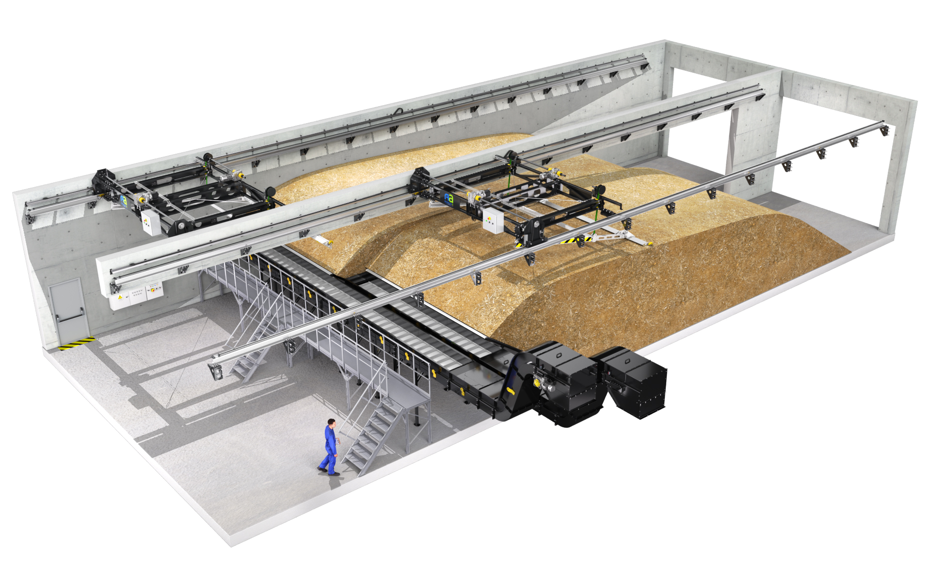 Mutli-Toploader biomasse indépendants. AA-MULTITOP-RI