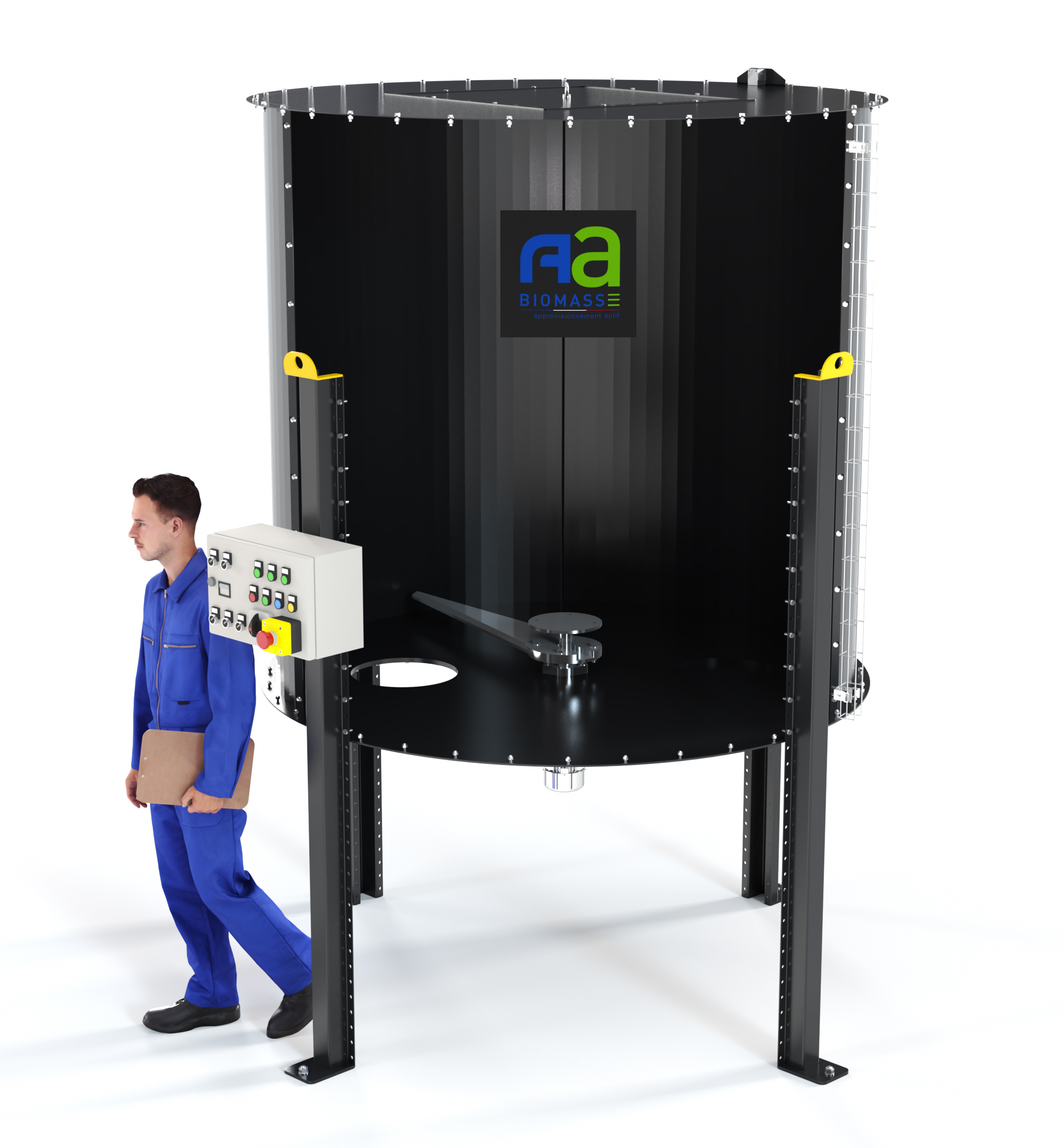 Bol répartiteur et stockage tampon biomasse volume 2 m3_2