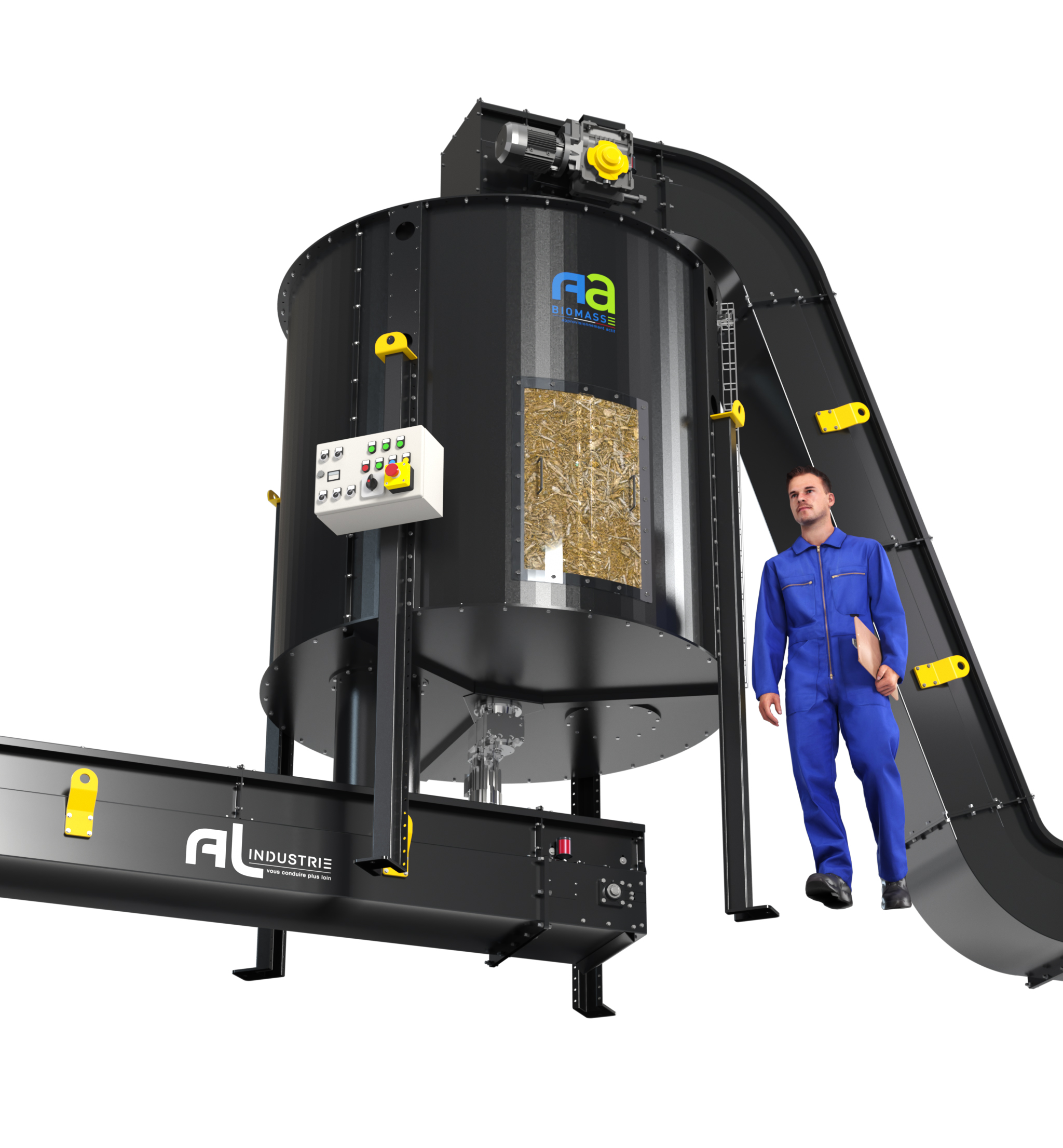 Bol répartiteur et stockage tampon biomasse volume 2 m3_0