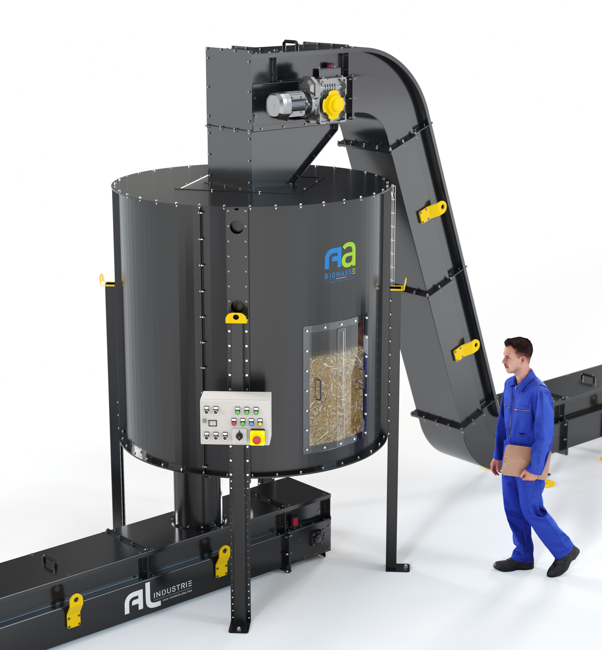 Bol répartiteur et stockage tampon biomasse volume 5 m3_4